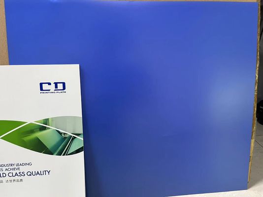 0.15-0.30mm CTP Printing Plate Blue Single Coat 18 Months Shelf Life