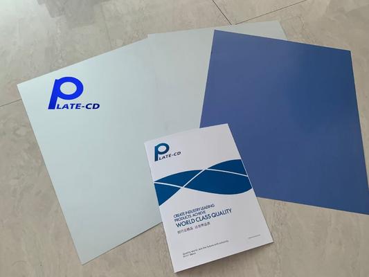 لوح طباعة CTP بدون معالجة بوقت إنتاج 22-25 ثانية وطول تشغيل 100,000-200,000 انطباع لأي جهاز طباعة حراري
